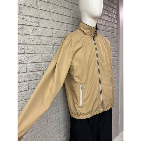 Bobby Jones Men Tan Golf Windbreaker Jacket Size L - Picture 5 of 13
